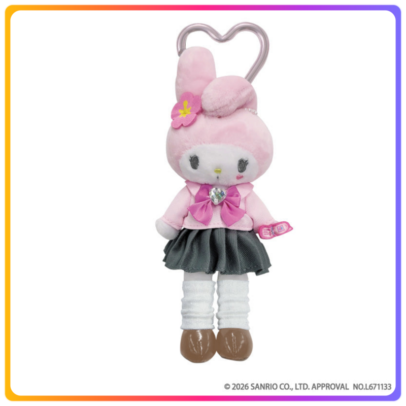 平成長腿系列｜My Melody 辣妹風掛飾毛公仔