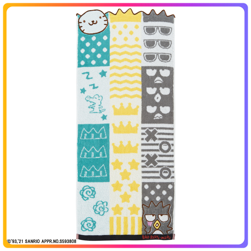 Bad Badtz Maru  XO 立體刺繡毛巾