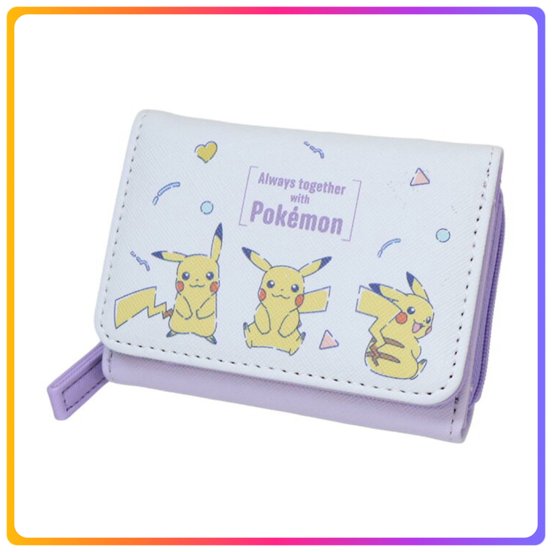 Pokémon 日式拉鍊摺疊銀包