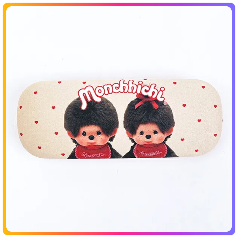 Monchhichi 眼鏡盒連眼鏡布