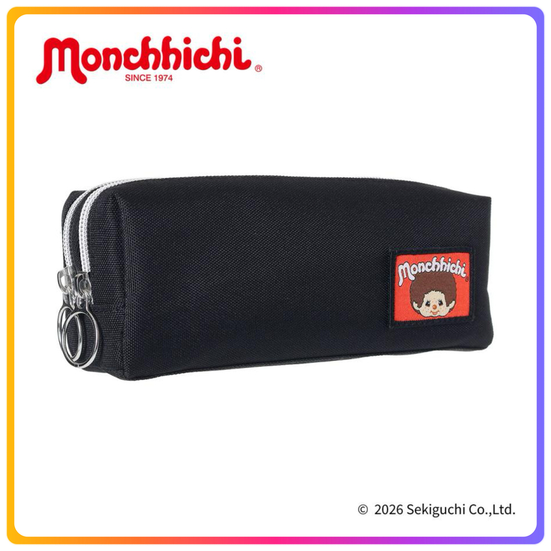 Monchhichi 雙拉鍊筆袋