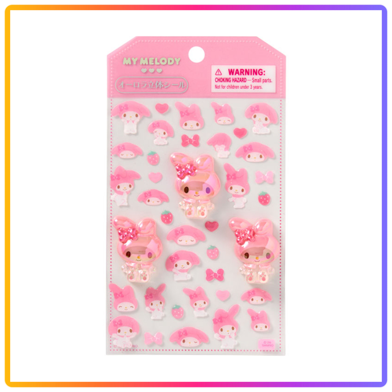 My Melody 立體極光貼紙