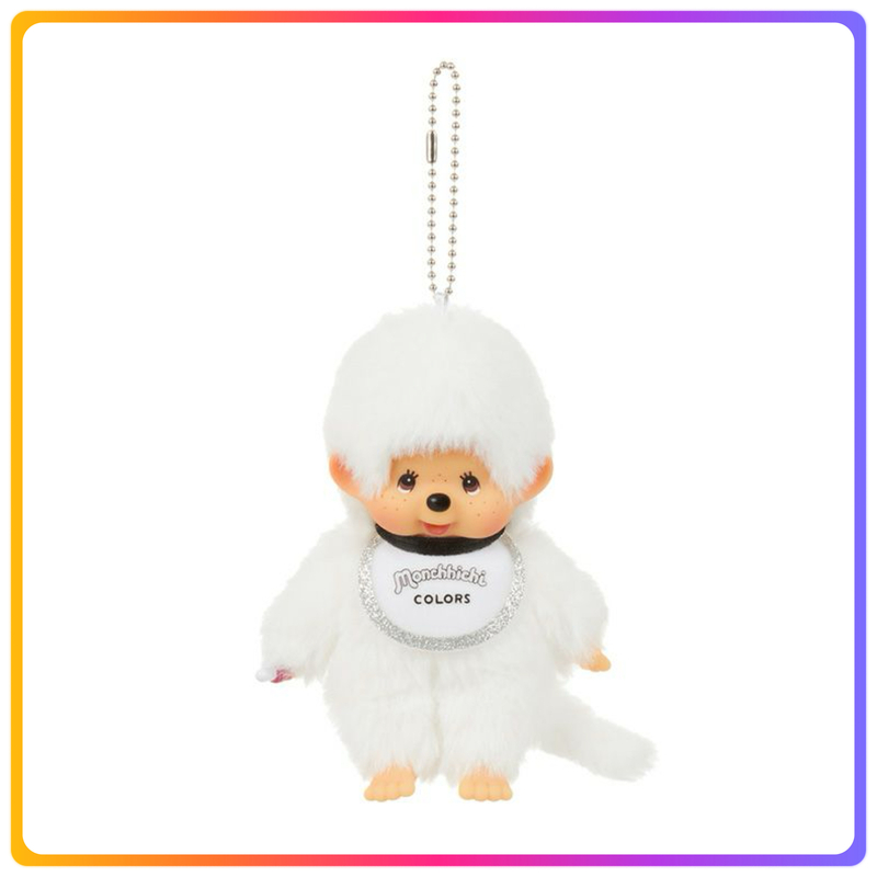 Colors 系列 | Monchhichi 掛飾公仔 | 白色