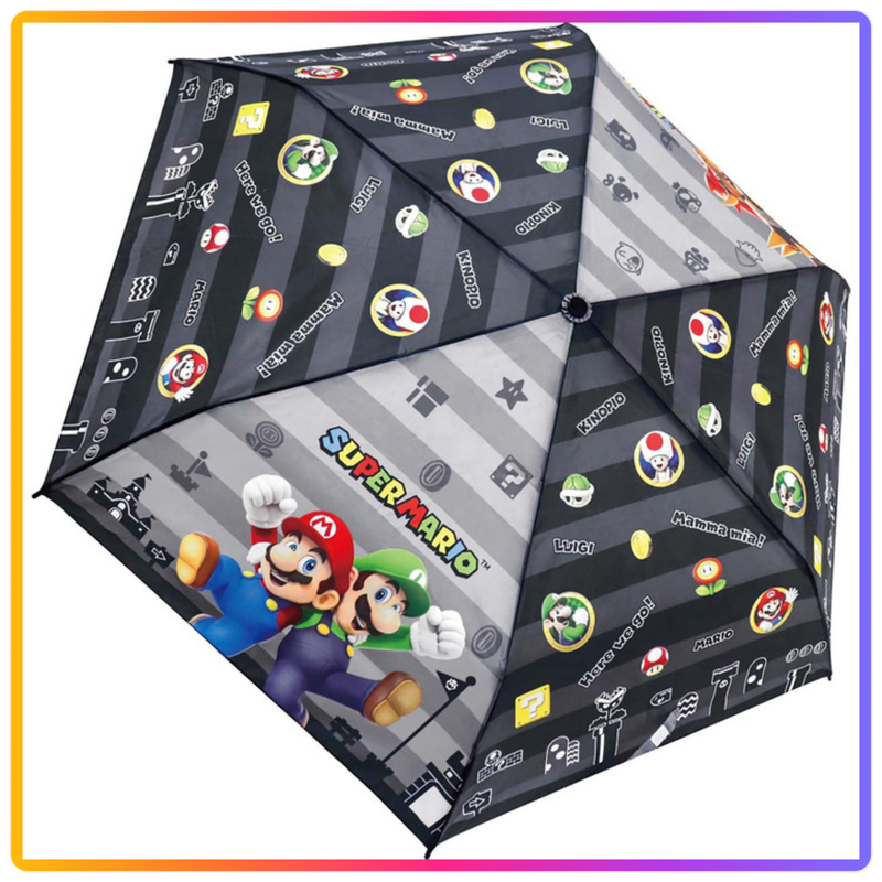 Super Mario 摺疊傘｜黑色