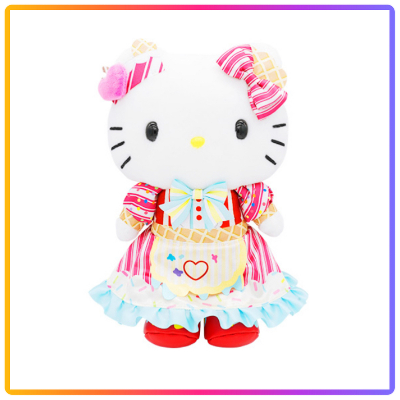夏日冰淇淋系列｜Hello Kitty 毛絨公仔