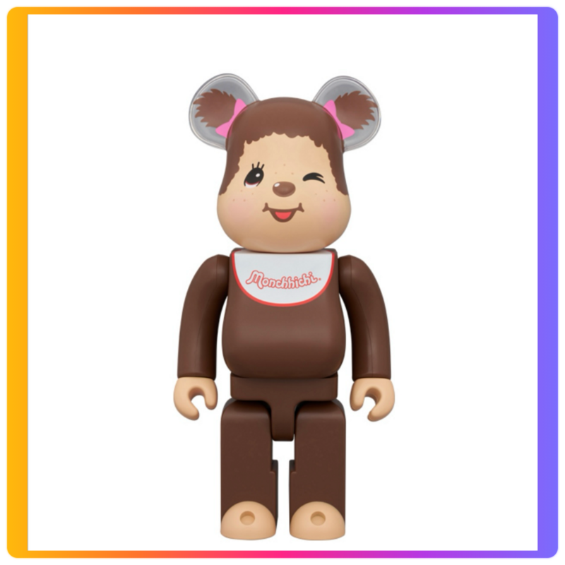 Bearbrick x Monchhichi 女孩 400%