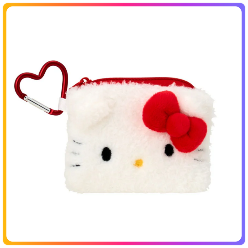 Hello Kitty 迷你毛絨化妝袋