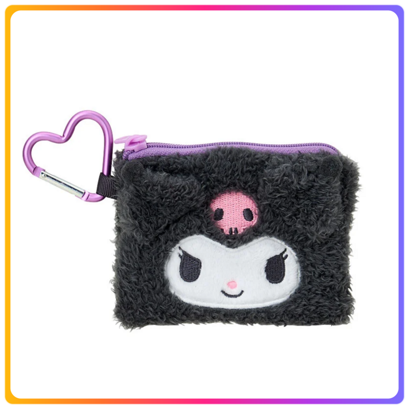 Kuromi 迷你毛絨化妝袋