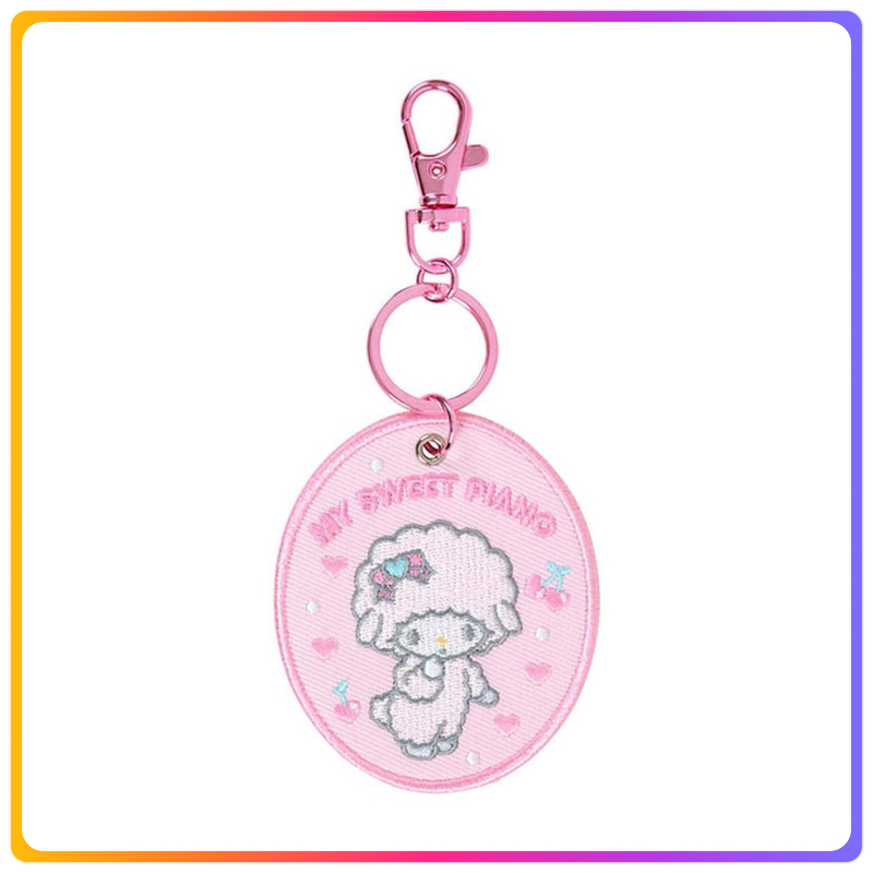 My Sweet Piano 刺繡鎖匙扣